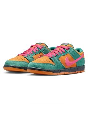 NIKE SB DUNK LOW PRO GREEN NOISE/WATERMELON-LIGHT CURRY -13M